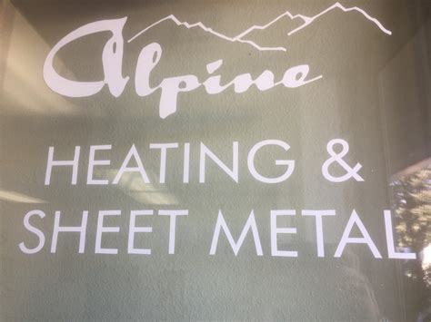 alpine heating and sheet metal steamboat|Business Profile for Alpine Heating & Sheet Metal Inc.